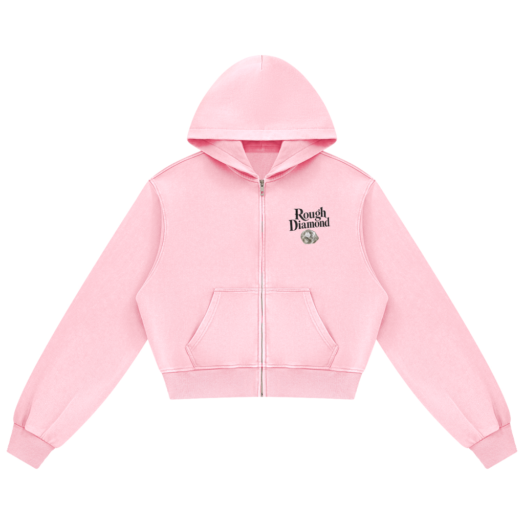Women's Mineral Wash Full Zip Hoodie