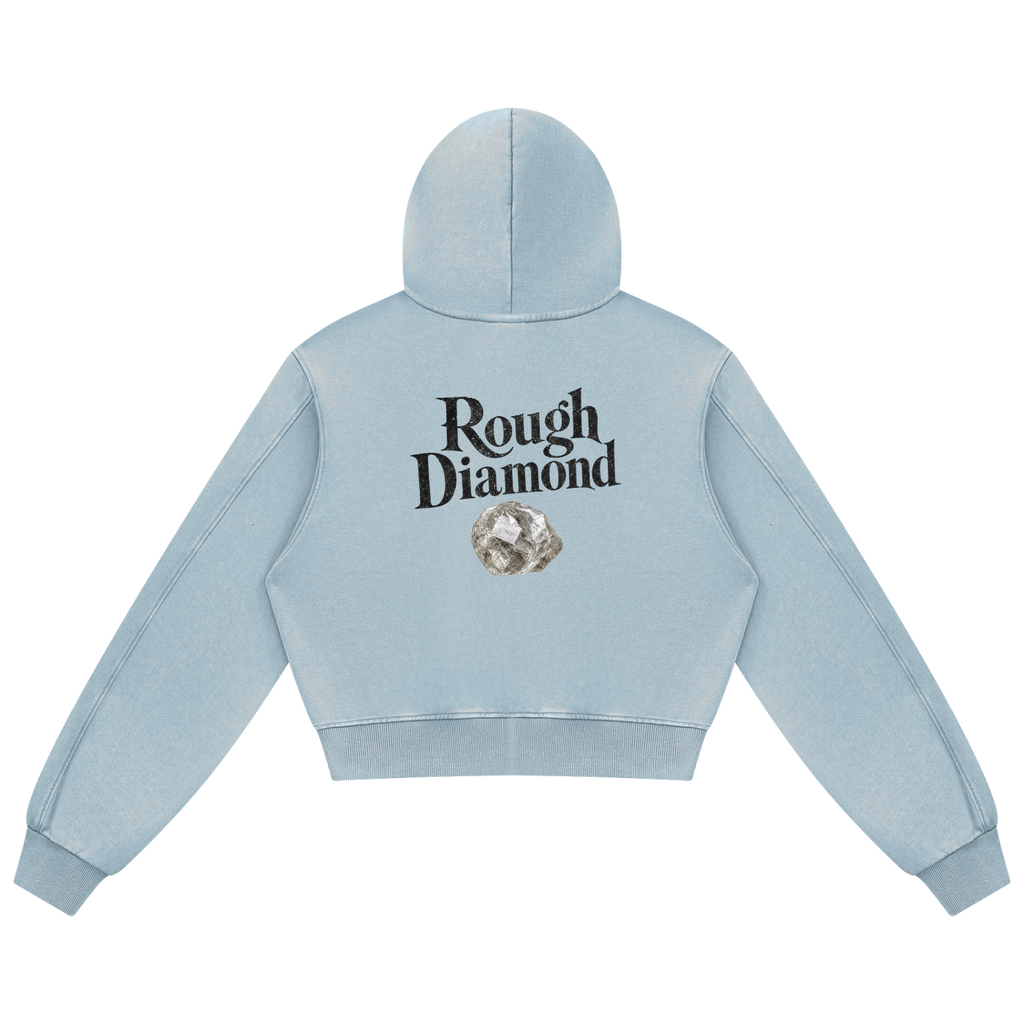 Women's Mineral Wash Full Zip Hoodie