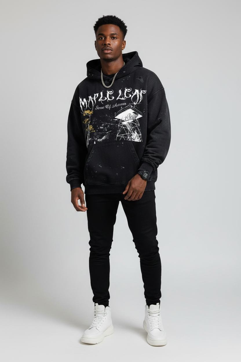 Men's Graphic Long Sleeve Hoodie