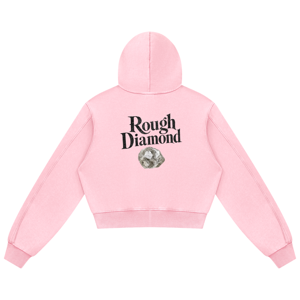 Women's Mineral Wash Full Zip Hoodie