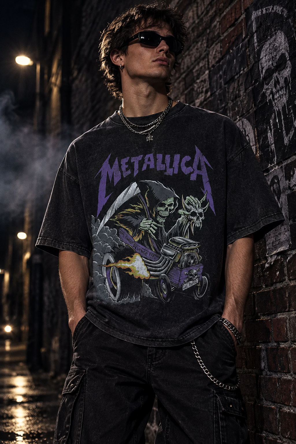 Men's Reaper Rider Vintage Wash Tee