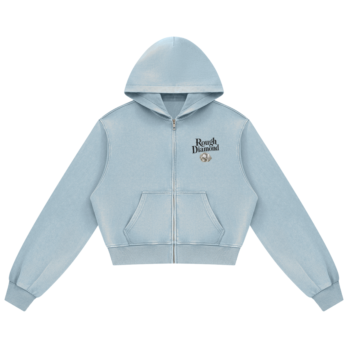Women's Mineral Wash Full Zip Hoodie