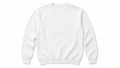 Blank white crewneck sweatshirt