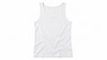 Blank white tank top