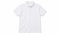 Blank white polo shirt