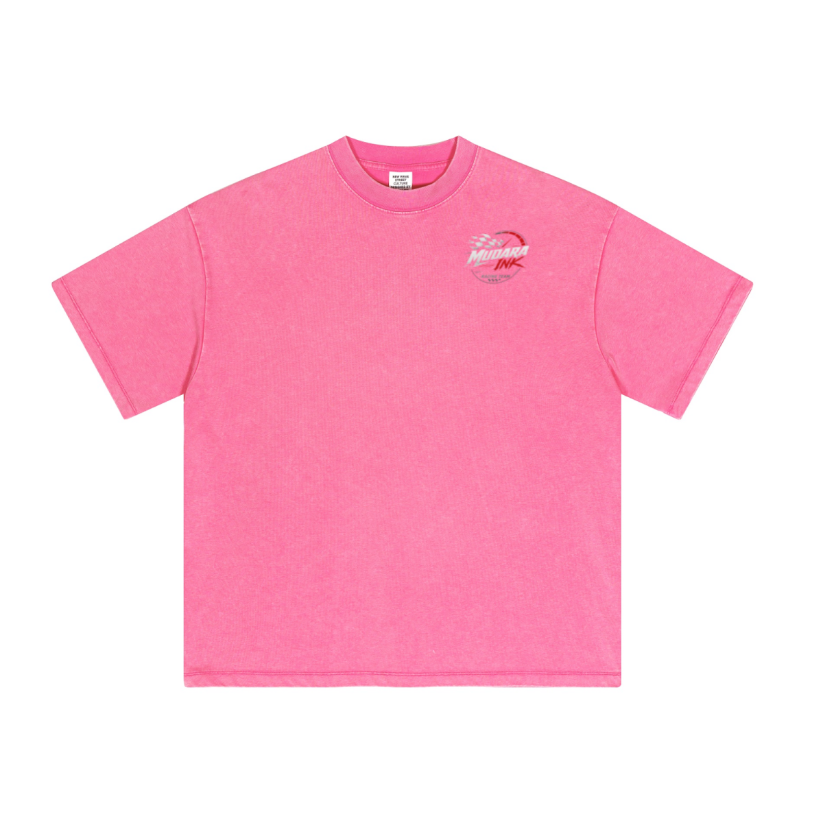230GSM Unisex Cool-Touch Dopamine Colorway Washed T-shirt Y2K Rose Pink