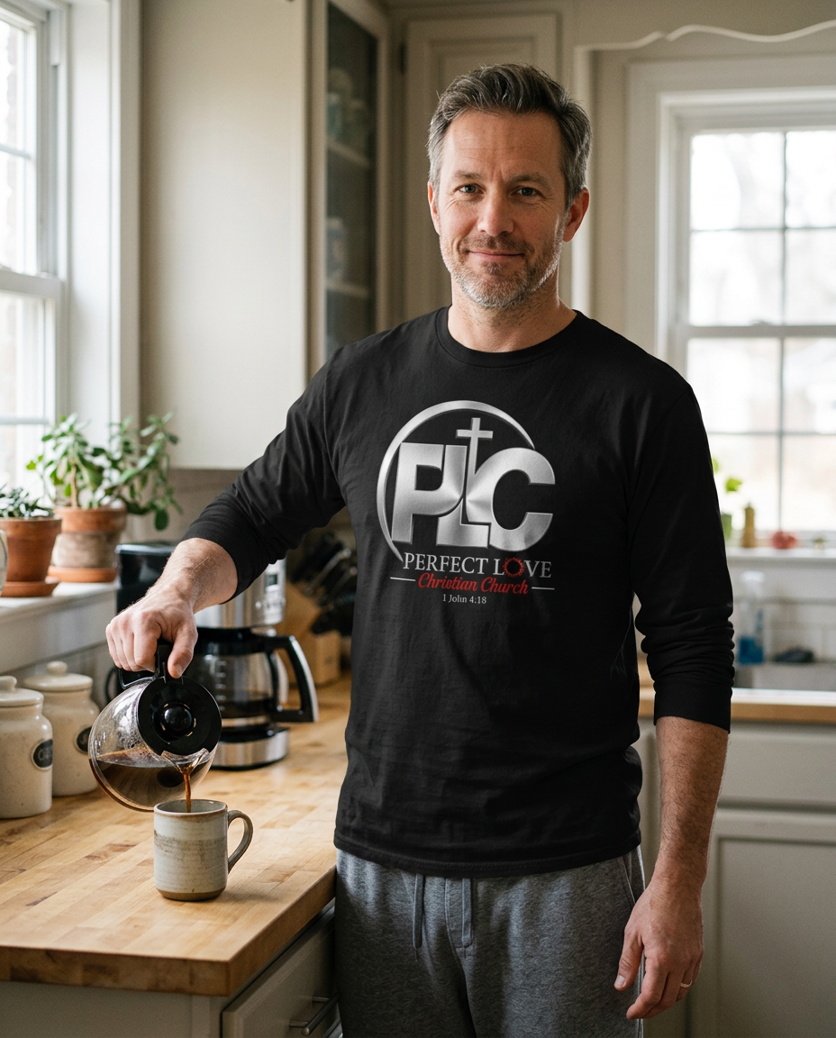 PLCC R2L Long Sleeve T-Shirt (Silver Logo) - lifestyle photo