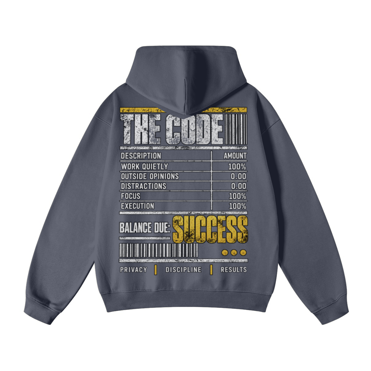 445GSM Unisex Fall&Winter Loopback Hoodie Charcoal Gray