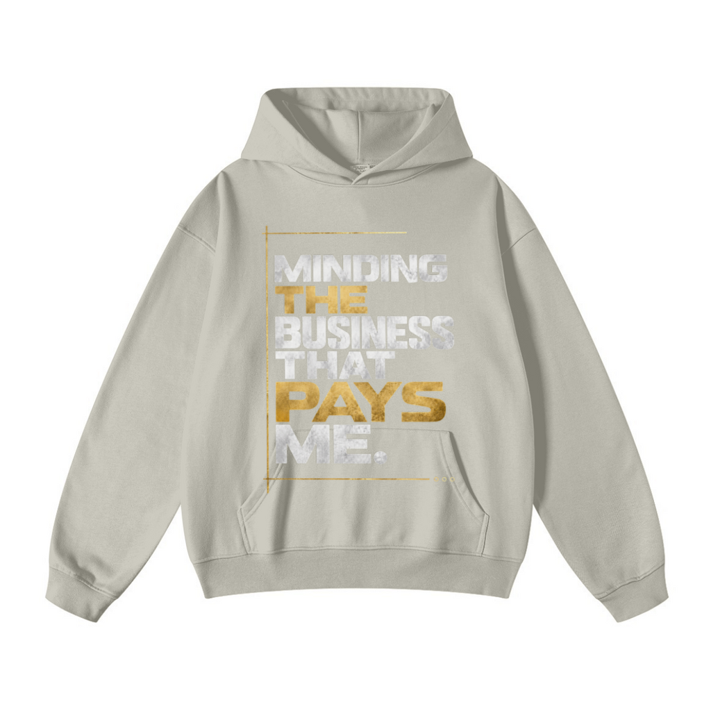 445GSM Unisex Fall&Winter Loopback Hoodie Sand