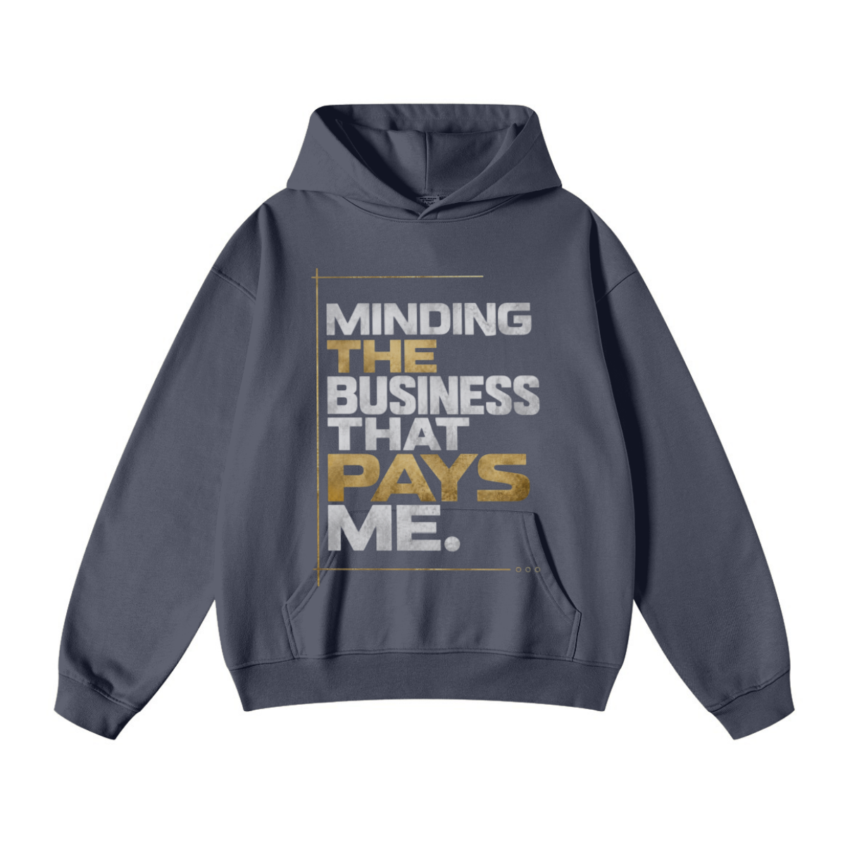 445GSM Unisex Fall&Winter Loopback Hoodie Charcoal Gray
