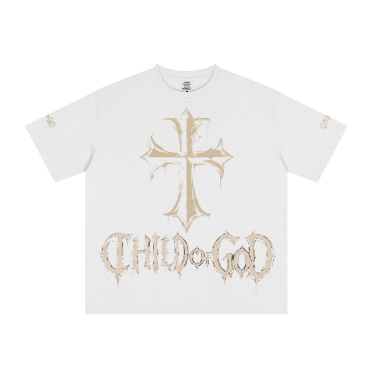 235GSM Men's Low-Shrink Cool-Touch Cotton T-Shirt  White