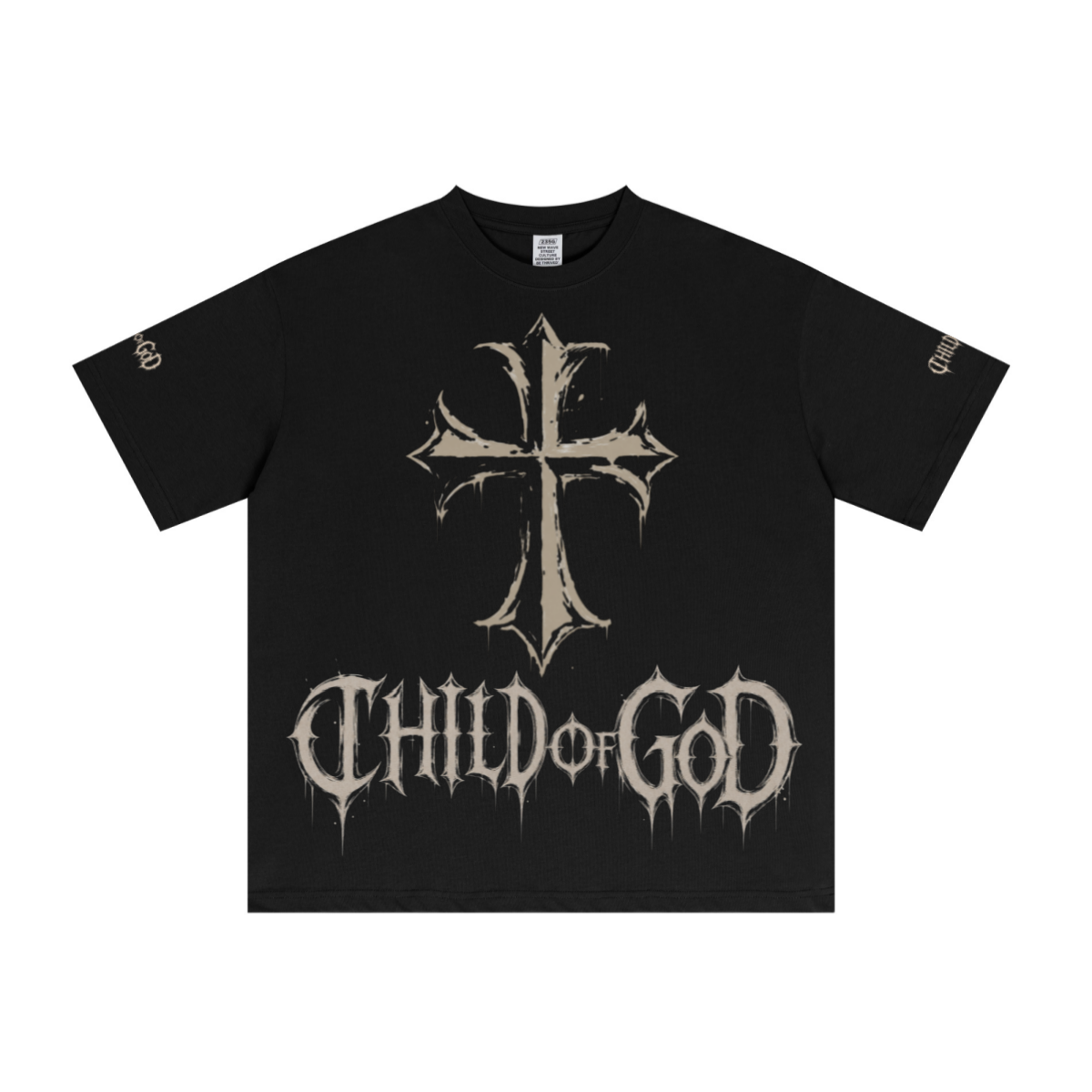 235GSM Men's Low-Shrink Cool-Touch Cotton T-Shirt Black