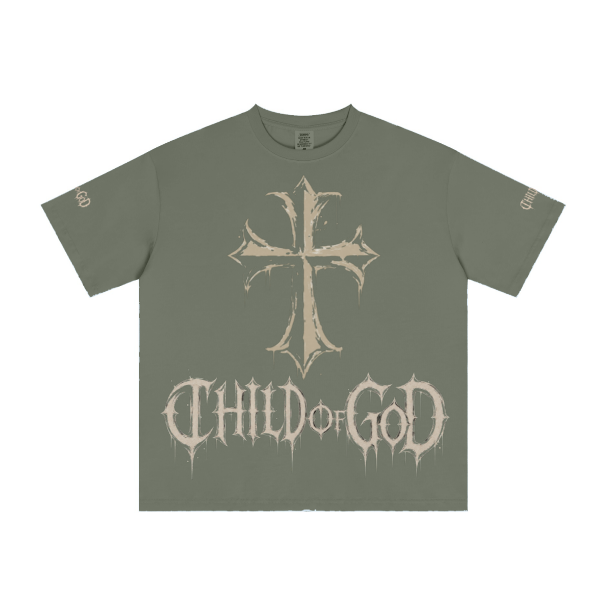 235GSM Men's Low-Shrink Cool-Touch Cotton T-Shirt Green