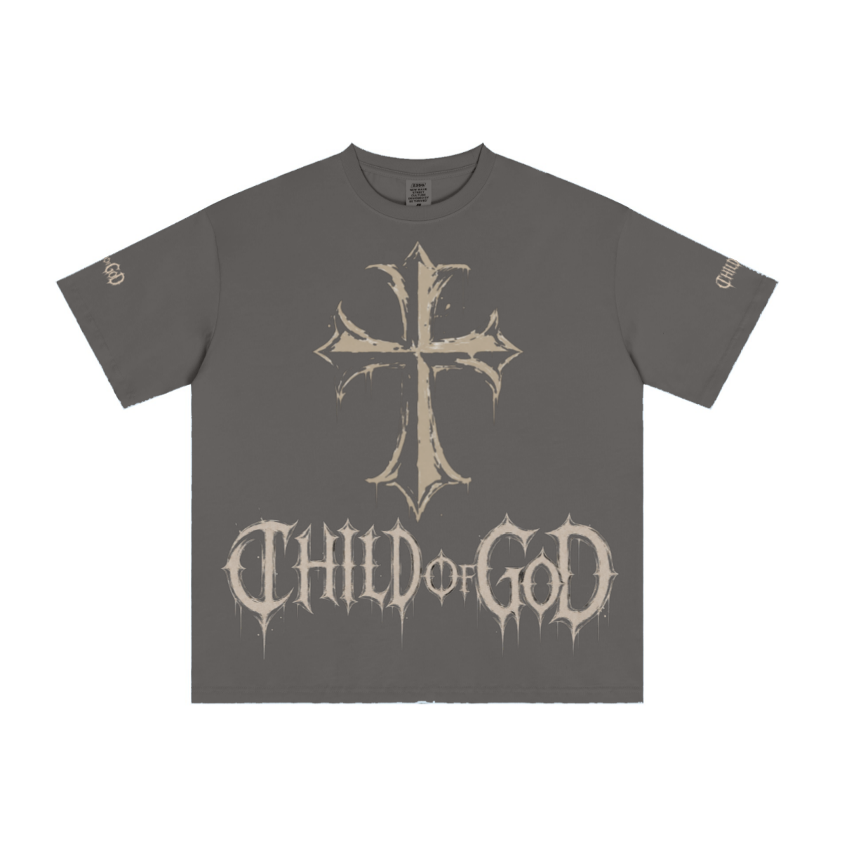 235GSM Men's Low-Shrink Cool-Touch Cotton T-Shirt Gray