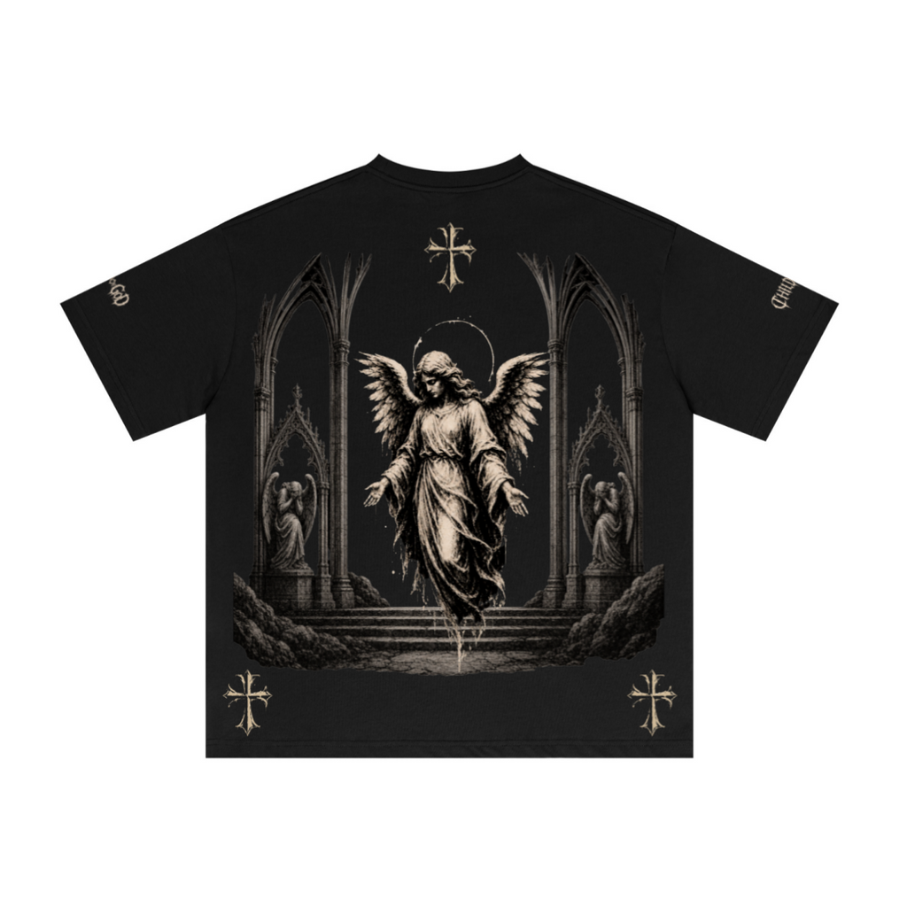 235GSM Men's Low-Shrink Cool-Touch Cotton T-Shirt Black