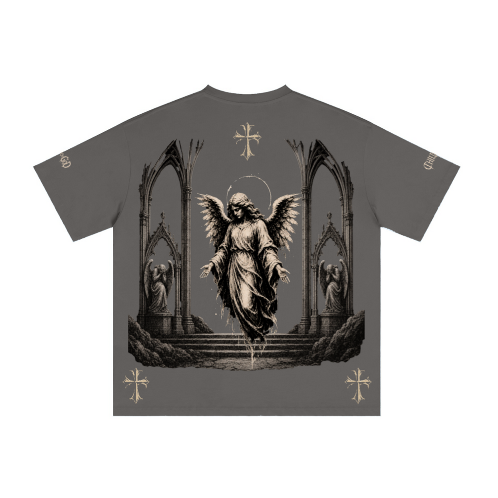 235GSM Men's Low-Shrink Cool-Touch Cotton T-Shirt Gray
