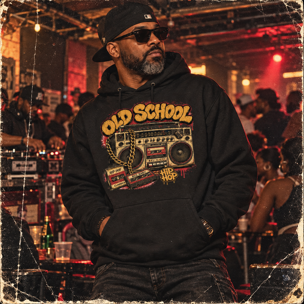 Old School Hip-hop Hoodie