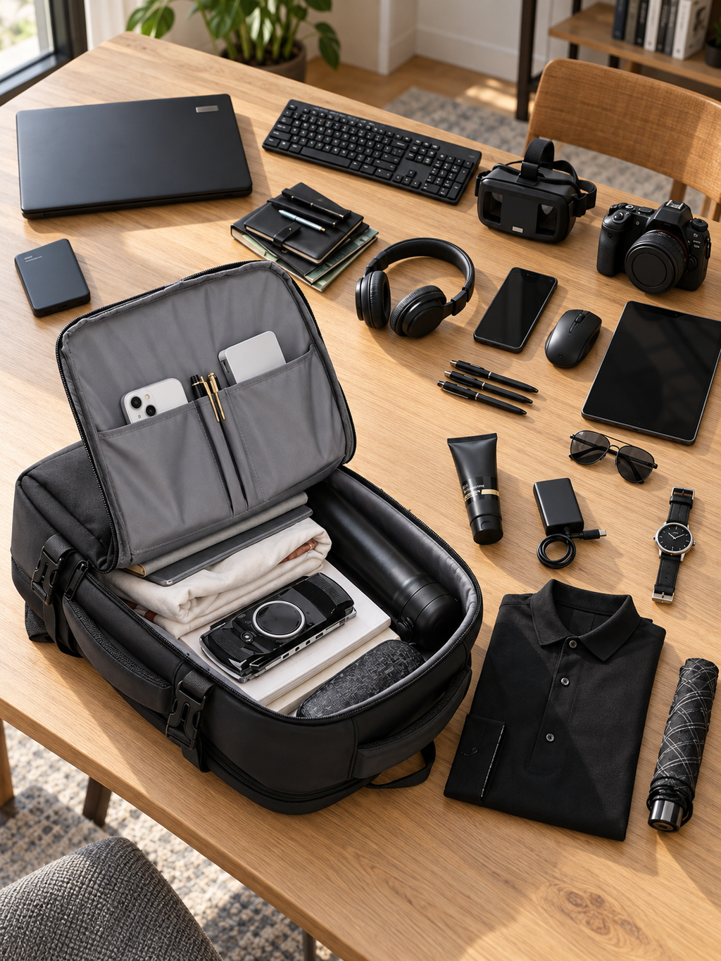 Multi-Pocket Adjustable Straps Backpack Bag
