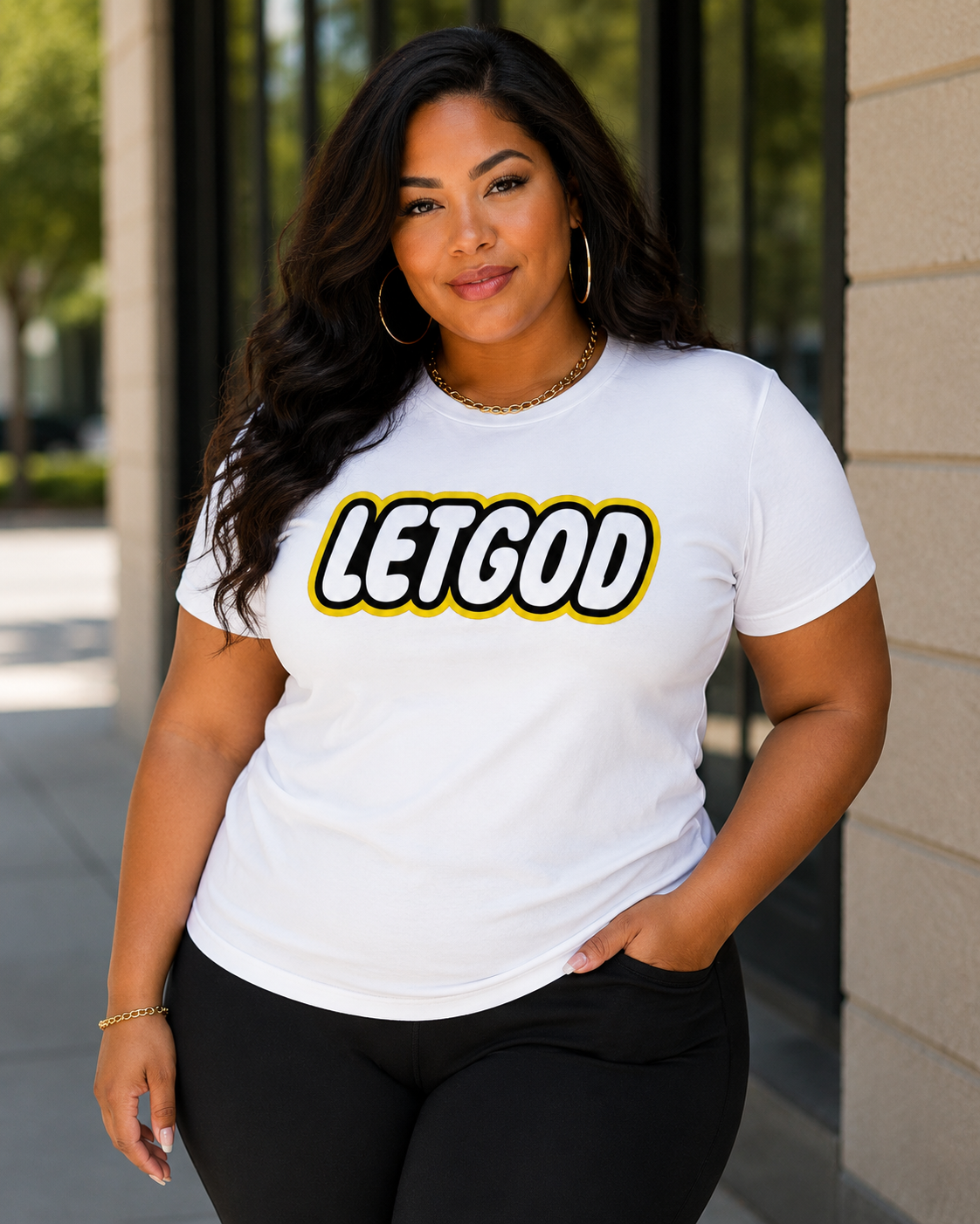 Let God Short-Sleeve Unisex Parody T-Shirt